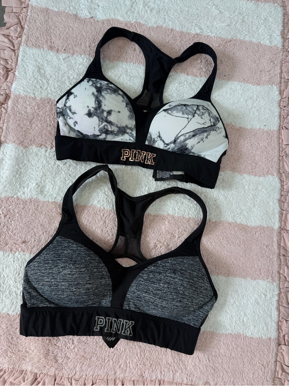 2 Victorias Secret Pink Ultimate sports bra